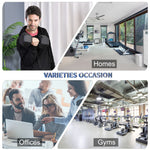 17.5kg Hex Rubber Dumbbell For Home Exercise | Black