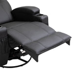 8-point Massage Recliner Sofa Rocking Swivel