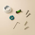 Towel Hook, Coat Hook, Round Handle, Round Knob, Green, Geyser Collection