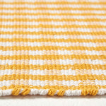 Cotton Gingham Check Rug Hand Woven | 170cm | Yellow