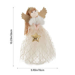 Fairy Doll Figurine Ornament Christmas Tree Topper Decoration