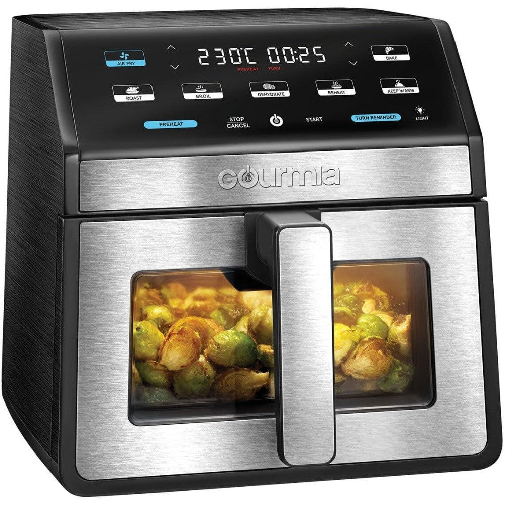 Dyzi Digital Air Fryer 7.6l Touch Control Large Capacity Black