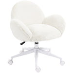Fluffy Leisure Chair W/ Armrest | Cream