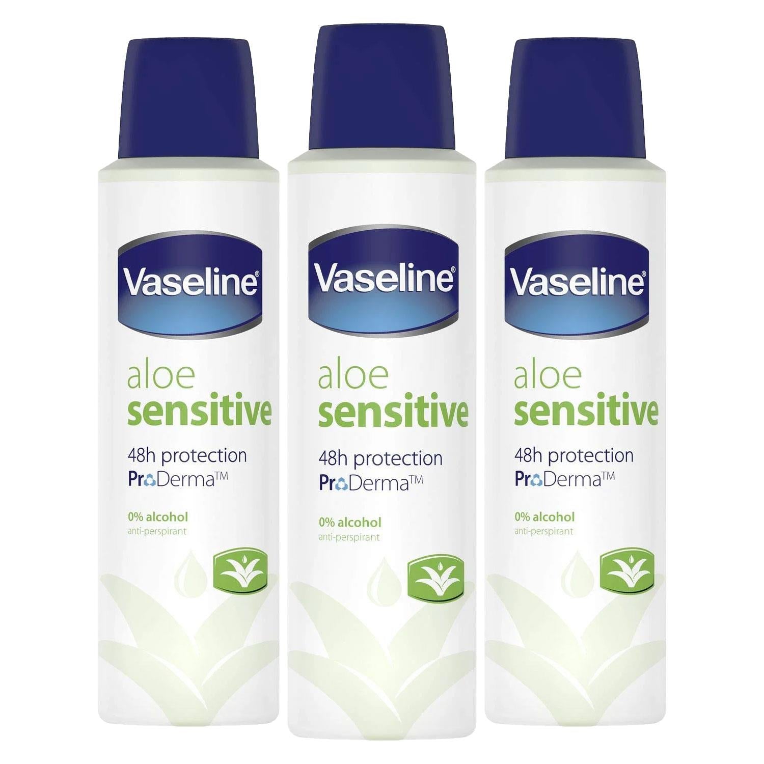Proderma Antiperspirant Deodorant Aloe Fresh, 3 X 150ml