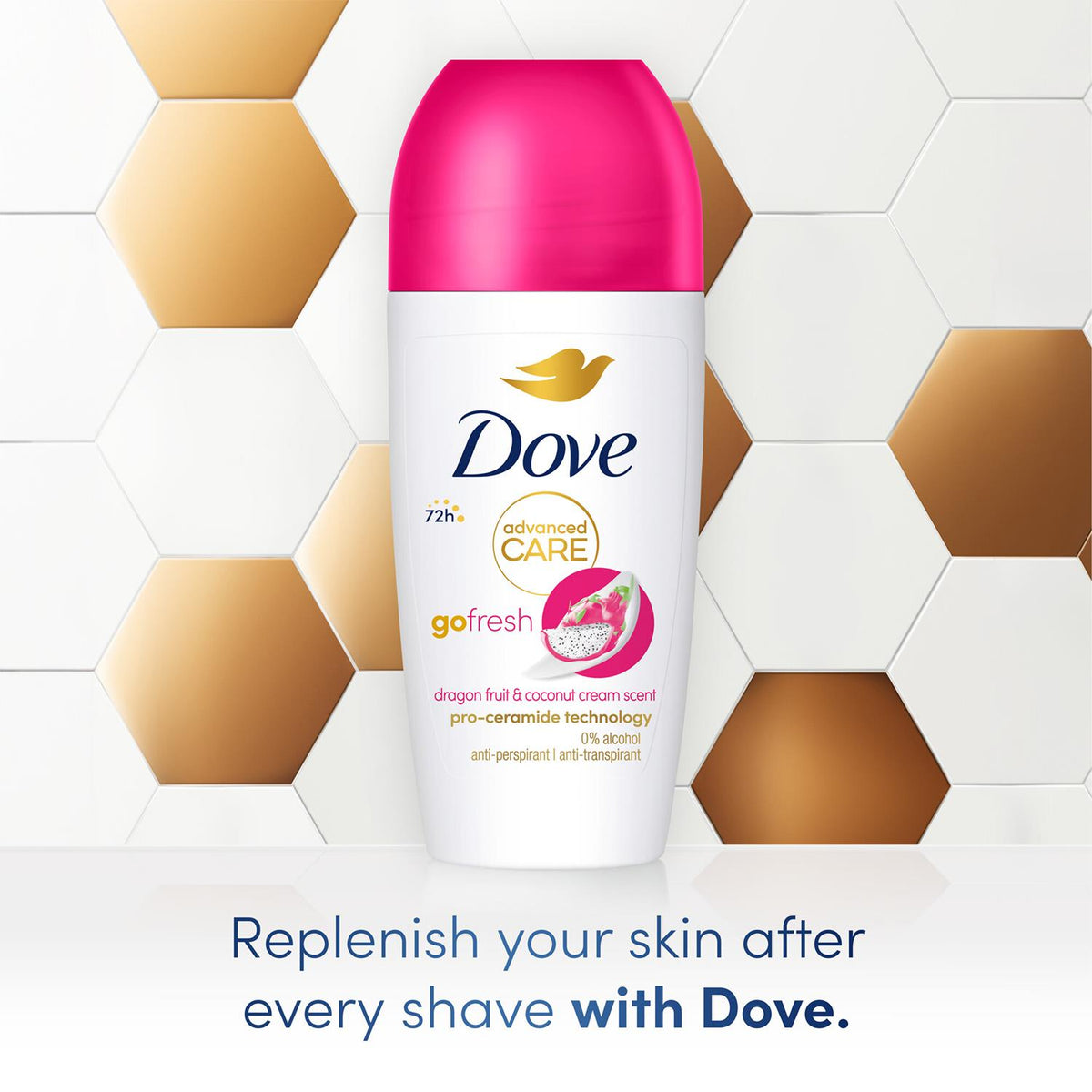 Advanced Care Go Fresh Women's Roll On With 72h Protection 50ml | Set of 3