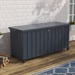 550l Outdoor Large Lockable Metal Storage Box With Wheels