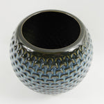 Blue Ceramic Plant Pot 15 X 15 X 12.5cm