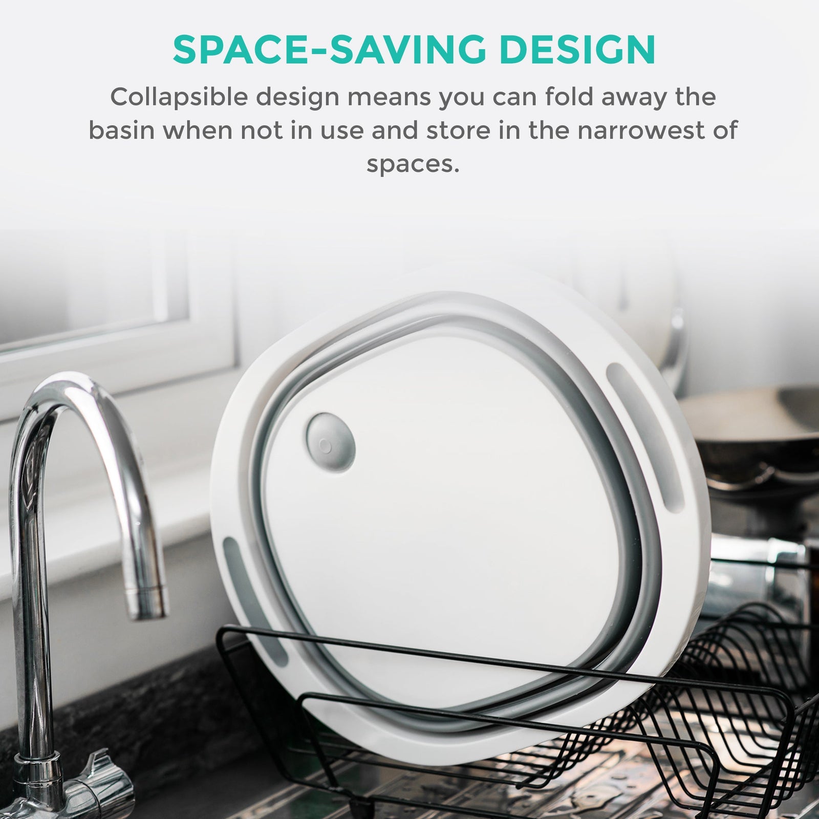 Collapsable Washbasin, Bucket And Chopping Board