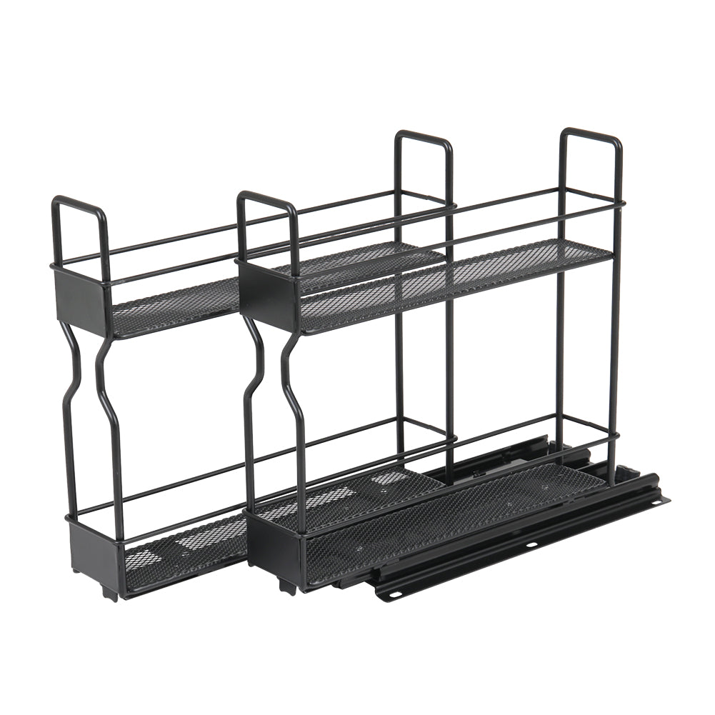 Slide-out Metal Spice Rack For Cabinet