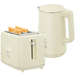 Fast Boil Kettle & Toaster Set | Beige