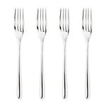 Cutlery 18/8 Stainless Steel Dinner Fork 4pc Set Sphere | Set of 4 | Silver