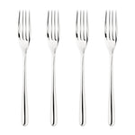 Cutlery 18/8 Stainless Steel Dinner Fork 4pc Set Sphere | Set-of-4 | Silver