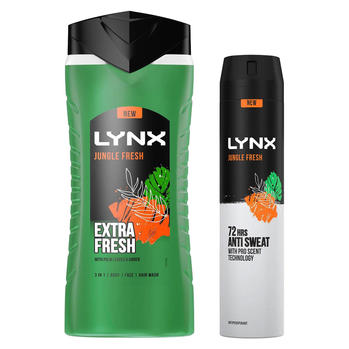 Jungle Fresh Shower Gel, 500ml & Antiperspirant Spray, 250ml | Set of 1