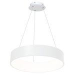 Ohio Stunning Led Pendant Lamp 24w(122w)  45cm Diameter Height Adjustable | White
