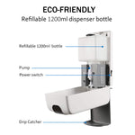 Automatic Hand Sanitiser Dispenser - Wall Mounted, Motion Sensor, 1200ml