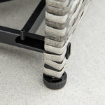 Pe Rattan Gas Fire Pit Table With Rain Cover Mesh Lid