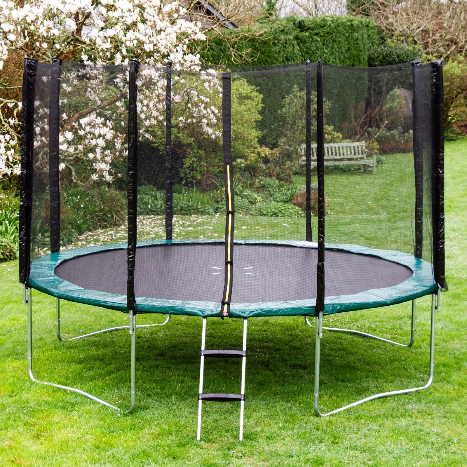 Kanga Hi-power Trampoline Package | 12ft | Green