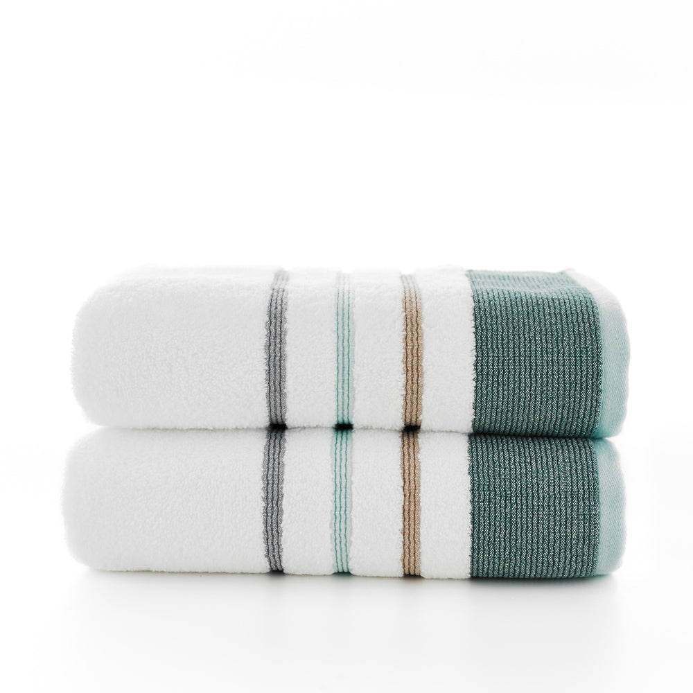 Portland 550gm Ultrasoft Absorbent Cotton Towels | Bath Towel | Seagrass
