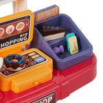Children Pretend Supermarket Shopping Playset 38pcs Toy Accessory Set | Red