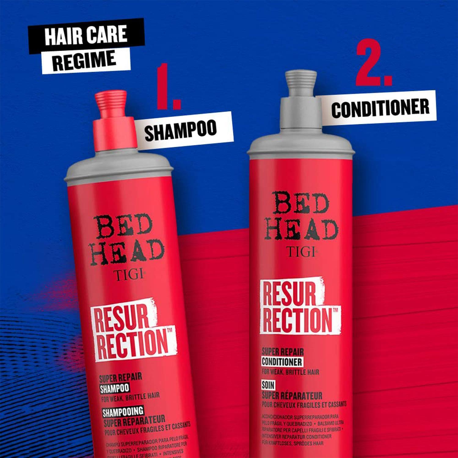 Resurrection Shampoo For Damaged Hair 400ml, 2pk