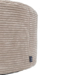 Frankie Cord Bean Bag Pouffe | Beige