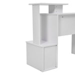 Multipurpose Computer Desk With Storage Bin For Home Office