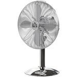12" Metal Desk Fan With 3 Speed Wide-angled Oscillation