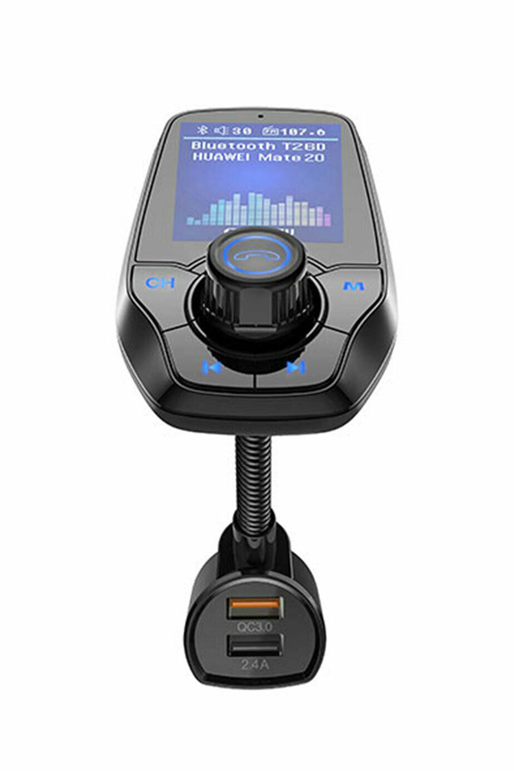 Wirelessmultifunctional Bluetooth Car Fm Transmitter With Dual Usb Port