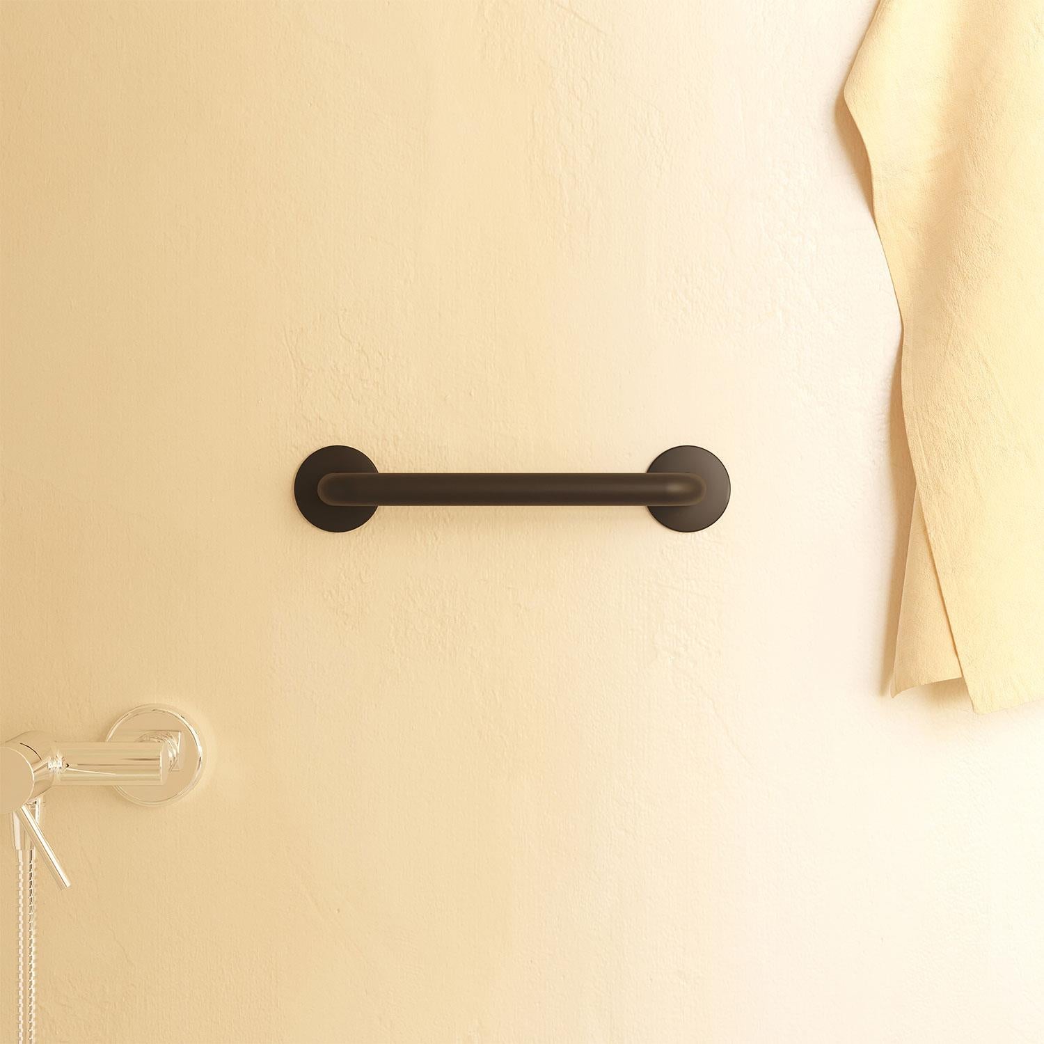 Grab Rail 30cm, Straight Matt Black, Up To 150kg, Architect S+ Collection