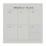 Weekly Planner List Pad For Tasks, Goals, Notes, Meals & Reminders