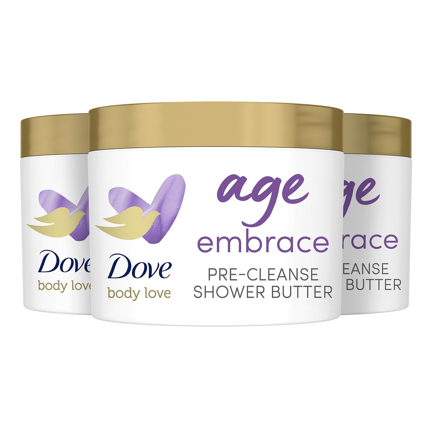 Body Love Age Embrace Pre-cleanse Shower Butter Peptide Serum, 3pk
