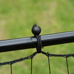 Rebounder Net Practise Football Target Goal | Black
