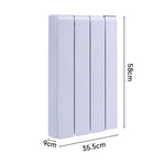 700w Wall-mounted Ceramic Electric Radiator With App Control, Motion Sensor & Timer