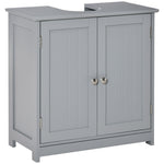 Under-sink Storage Cabinet Adjustable Shelf Drain Hole | One Size | Gray