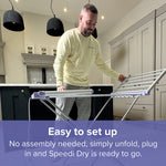 Speedi Dry Winged Heated Airer with Bonus Insulating Cover