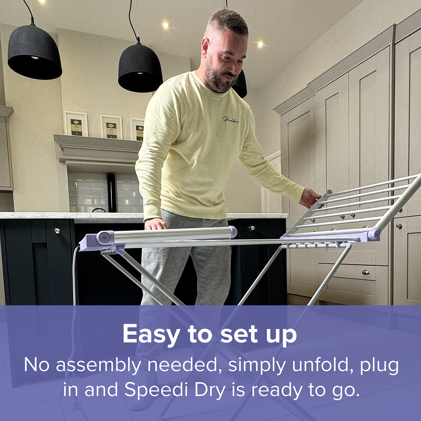 Speedi Dry Winged Heated Airer with Bonus Insulating Cover