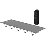 Lightweight Camping Cot Portable Compact Sleeping Bed | Dark Gray