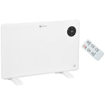1200w Electric Convector Heater Quiet With Led Display | One Size | White