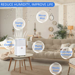 12l Per Day Portable Quiet Dehumidifier Electric Laundry