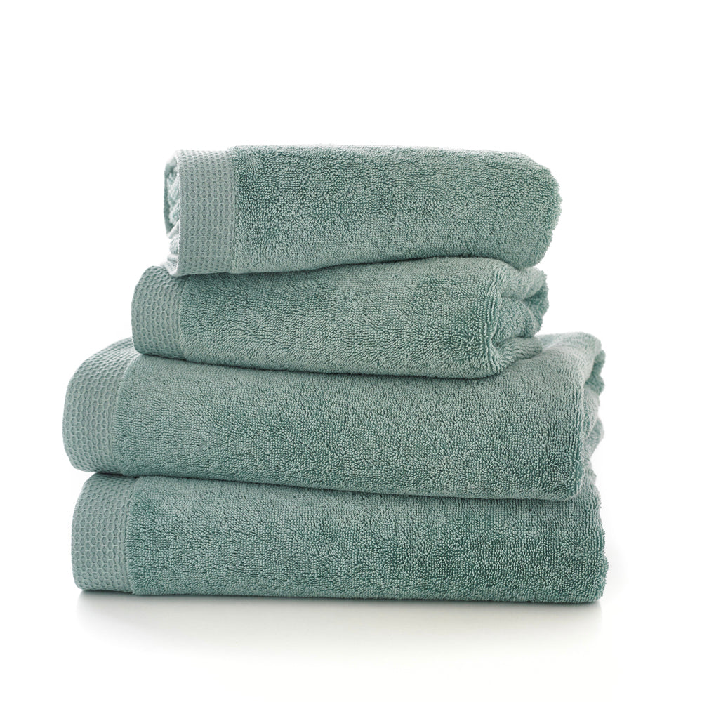 Egyptian Spa 700gm Supersoft Absorbent Cotton Towels | Hand Towel Pair | Duck Egg