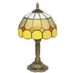 Tiffany-style Table Lamp For Bedroom, Bulb Not Included | Orange
