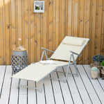 Sling Patio Reclining Chaise Lounge Garden Furniture Folding