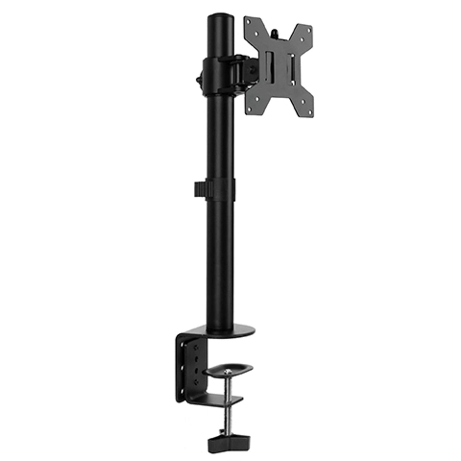 Futura Futura Single Monitor Stand 13 To 32 Inch Height Adjustable Clamp Mount Supports 8kg