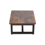 Step Stool With Metal Frame | Brown