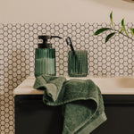 Soap Dispenser, 300ml, Resistant Glass, Grey, Lido Collection