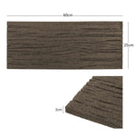 Eco-friendly Rail Sleeper Stepping Stones - Brown | Set of 1 | Brown