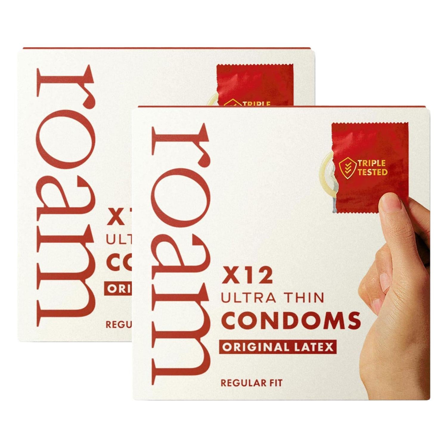 24x Original Latex Regular Fit Condom For Safer Sex (2x12pk)