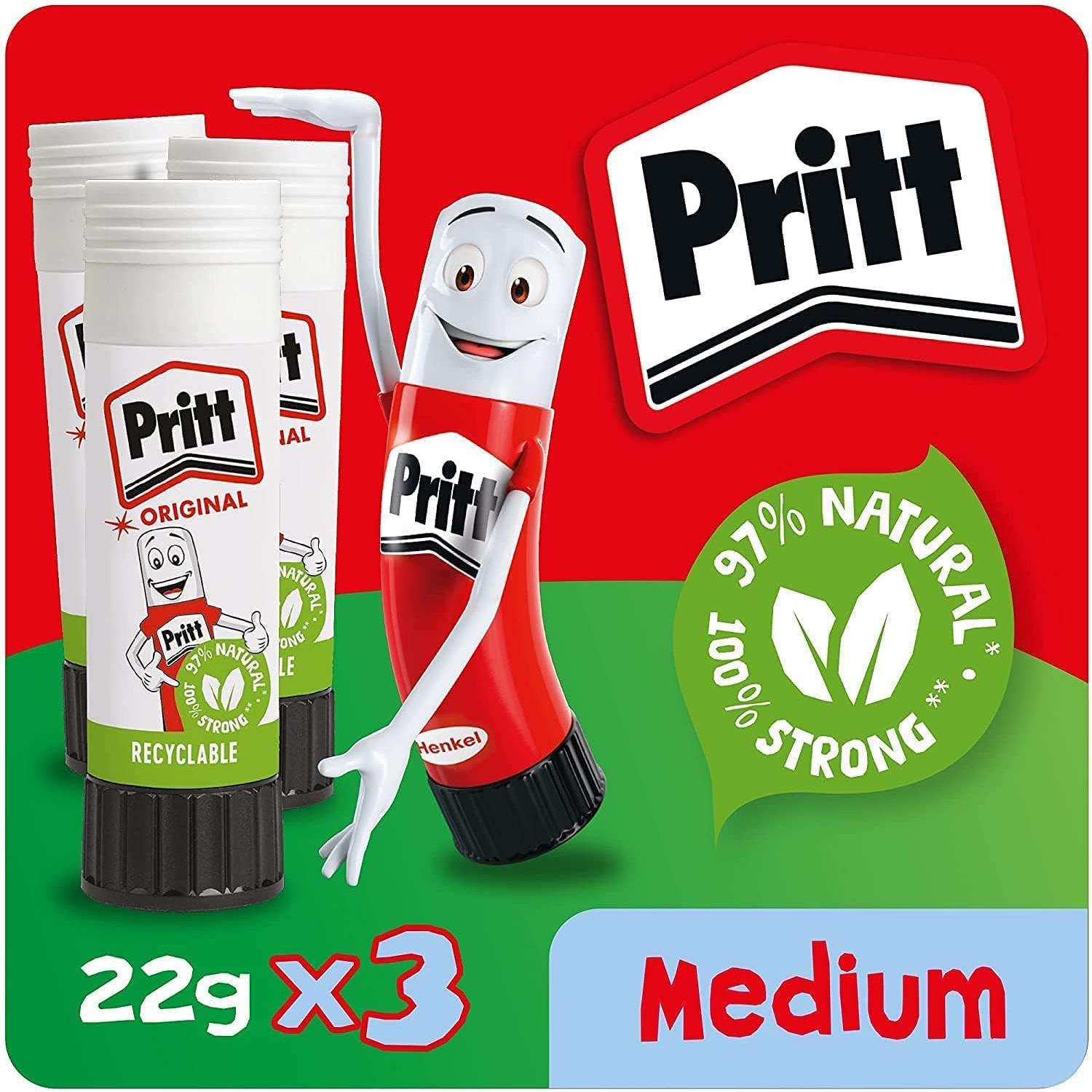 Original Glue Stick, Child-friendly & Strong-hold Adhesive 22 G, 24 Sticks
