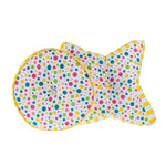 Star Floor Cushion | Multi Polka Dots