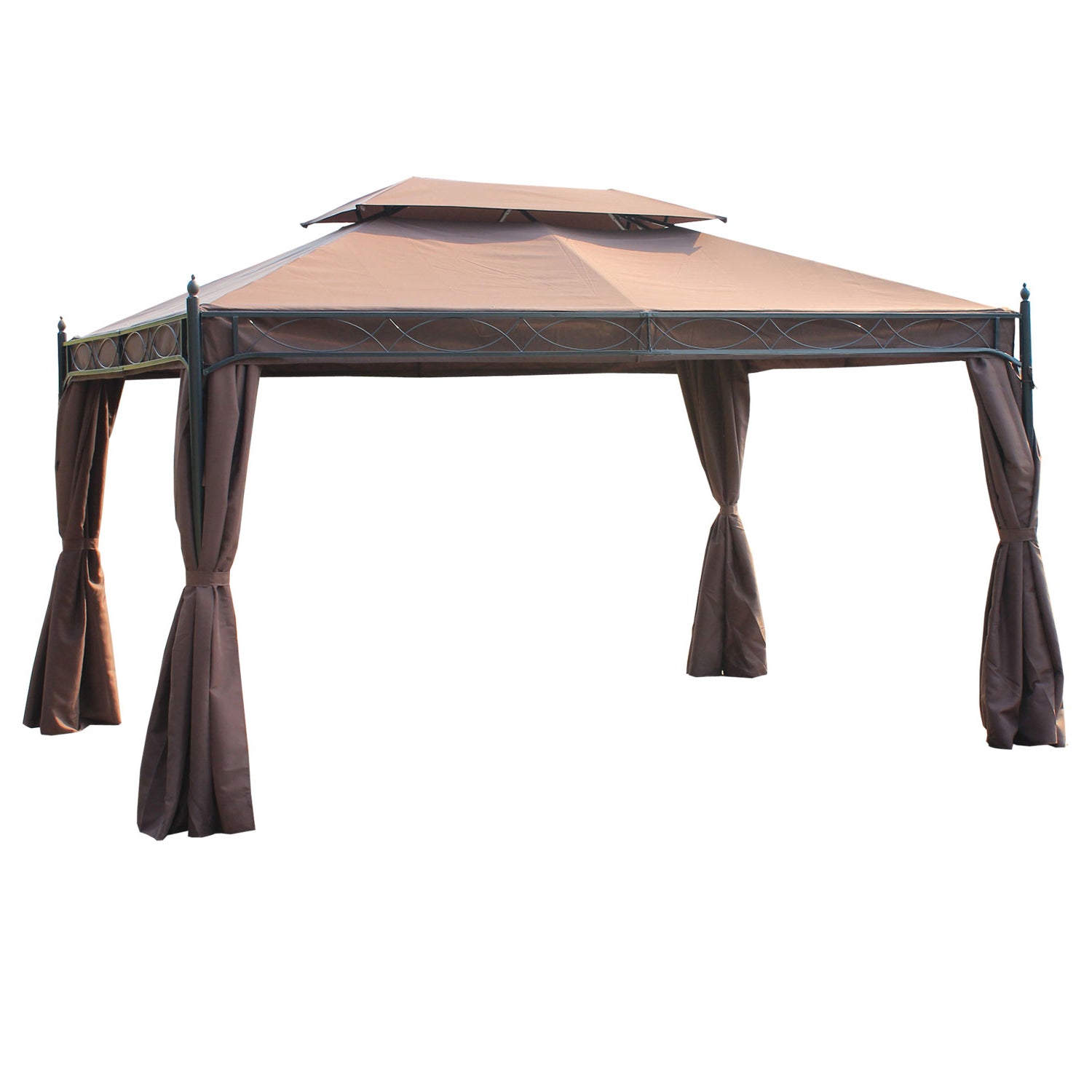 3 X 4m Garden Metal Gazebo Marquee Patio Party Tent Canopy